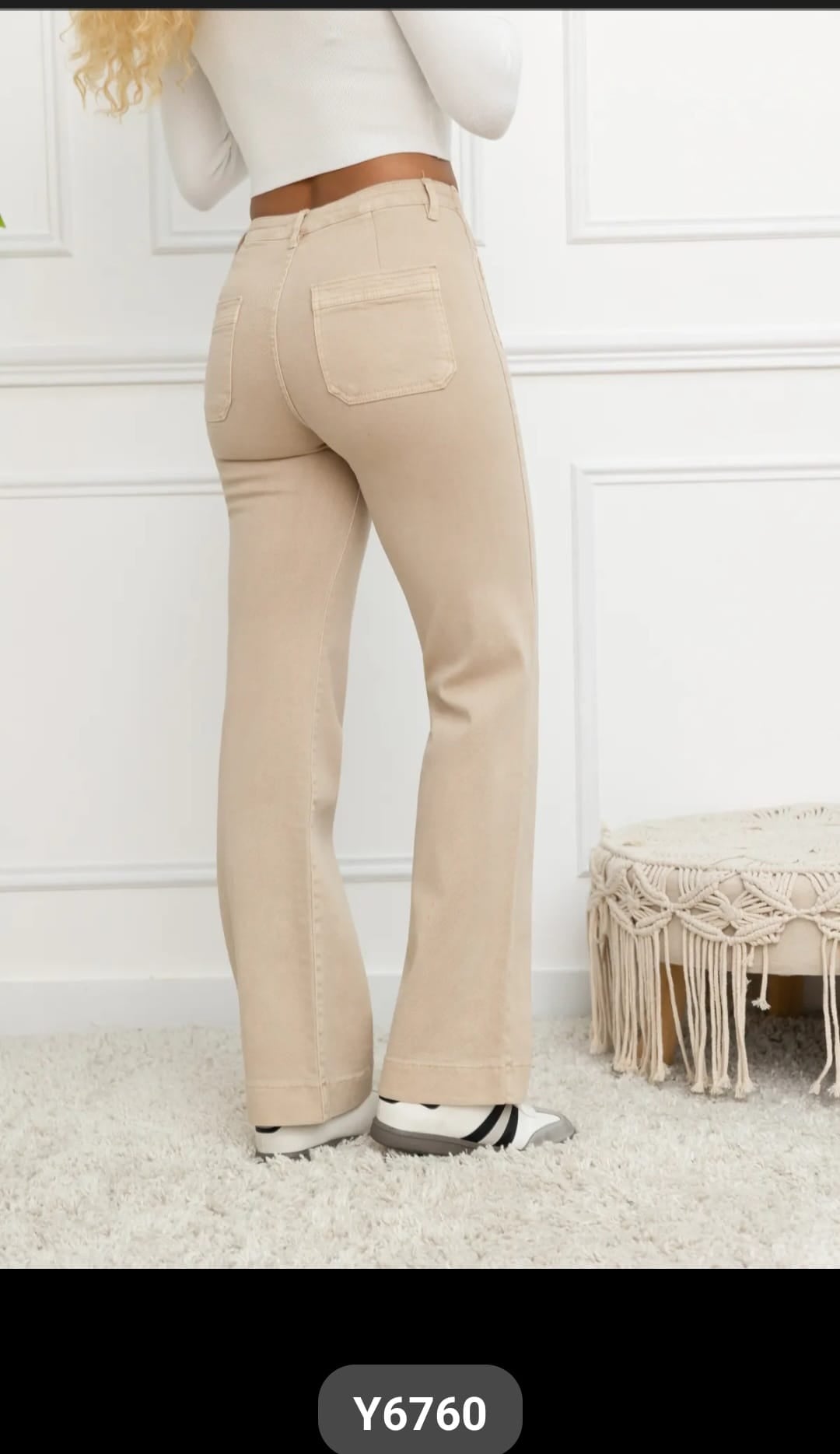 Folyrose Jeans - Cream