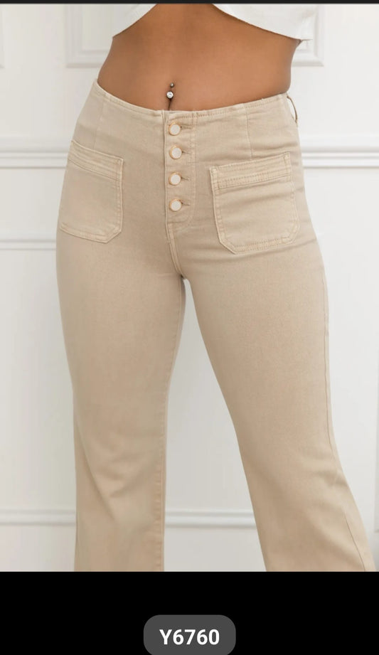 Folyrose Jeans - Cream
