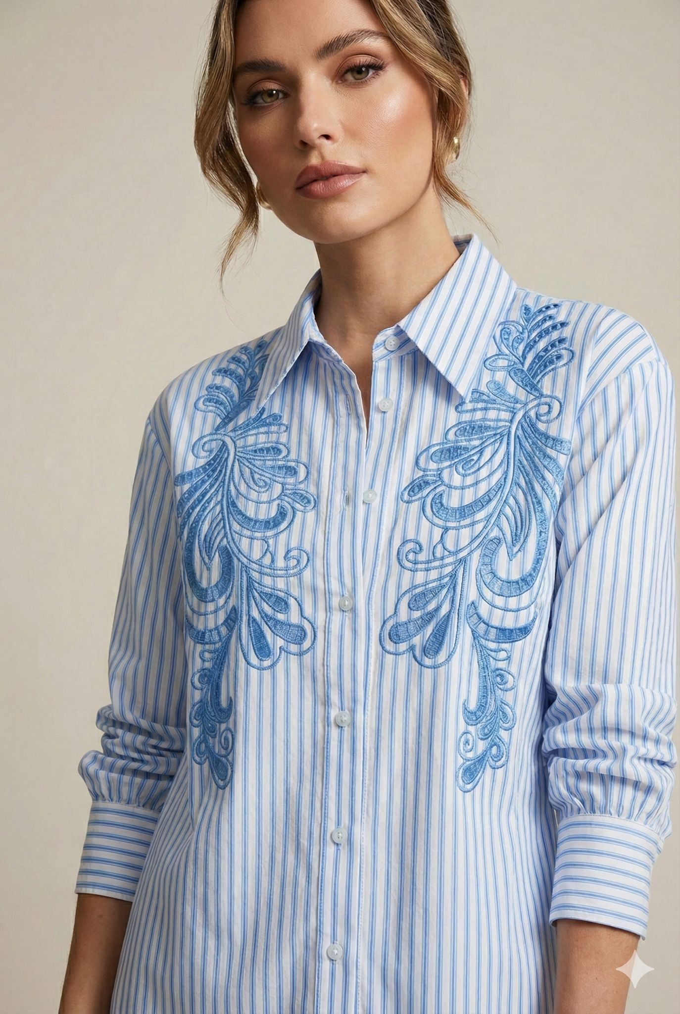 Reme - Cotton Blouse - Pink