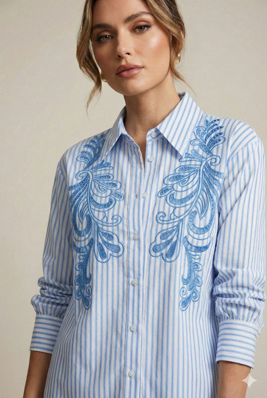 Reme - Cotton Blouse - Pink